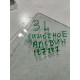 Стекло двери заднее левое
