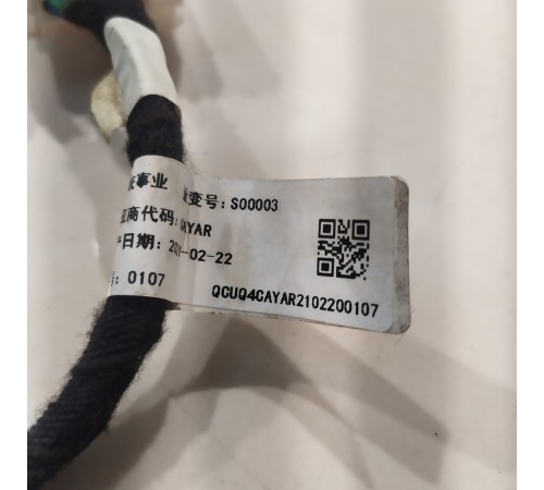 Электропроводка двери (задняя, правая)