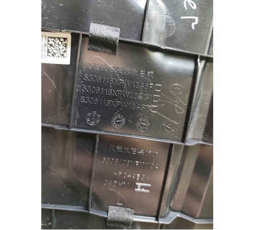 Накладка торпедо декоративная с дефлектором