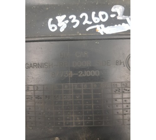 Молдинг двери задний правый