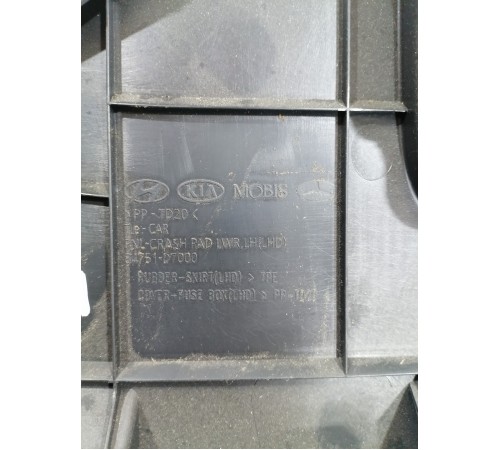 Накладка под торпедо левая