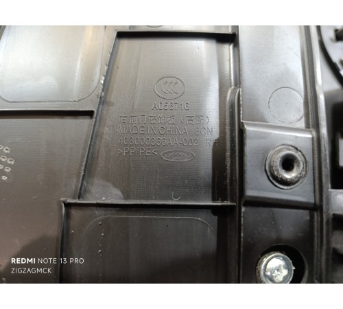 Обшивка двери передняя правая