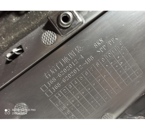 Обшивка двери (задняя правая)