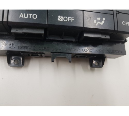 Блок управления климат контролем задний