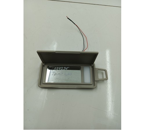 Зеркало солнцезащитного козырька левое с подсветкой