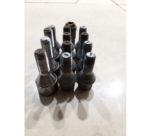 Комплект колесных болтов с секреткой (12шт)