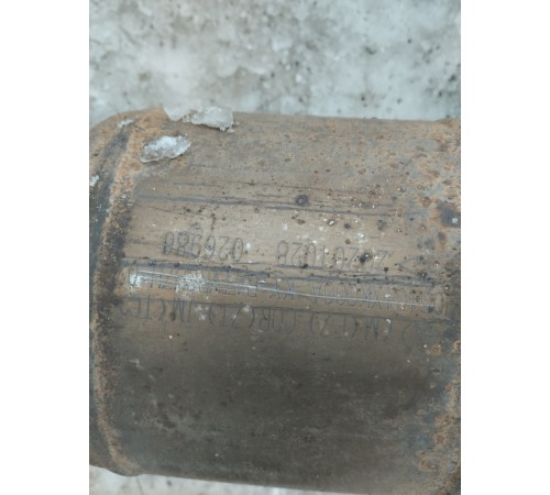 Катализатор с приемной трубой