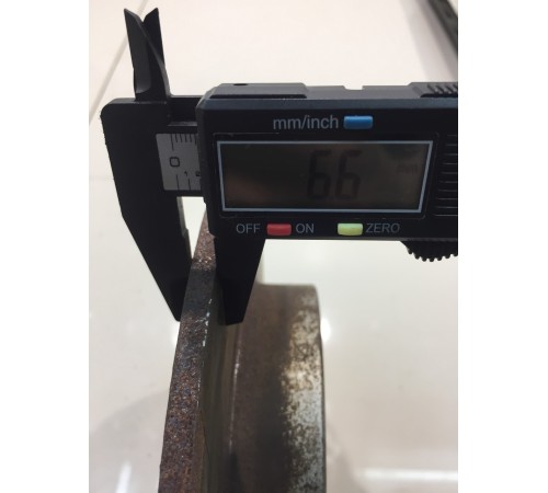 Диск тормозной задний левый