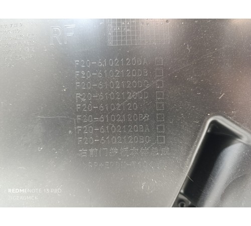 Обшивка двери передней правой