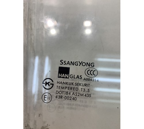 Стекло двери (переднее, правое)