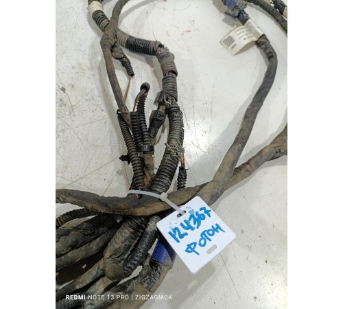 Электропроводка передней балки