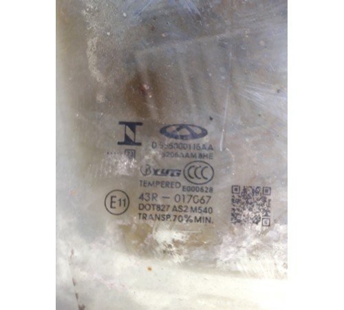 Стекло двери (переднее правое)