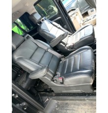 Второй ряд сидений,кожа