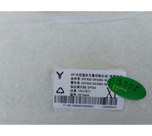 Потолок салона