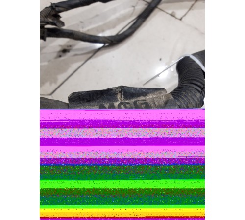 Электропроводка фонаря задней левой оси