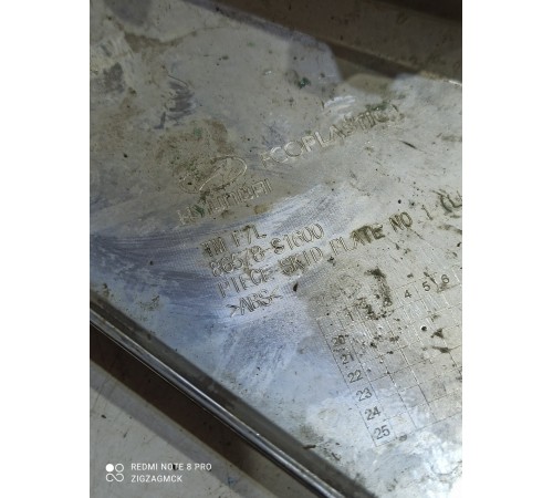 Накладка переднего бампера