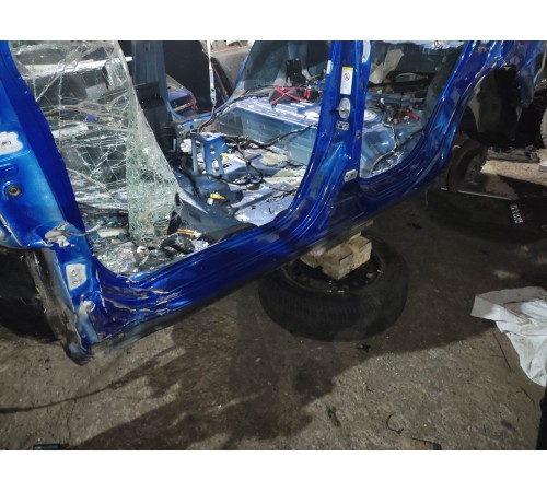 Порог со стойкой (левый)