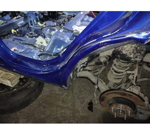 Порог со стойкой (левый)