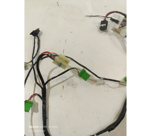 Проводка переднего корпуса отопителя , печки
