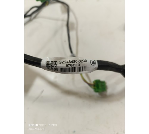 Проводка переднего корпуса отопителя , печки