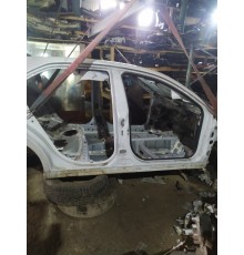 Порог со стойкой правый