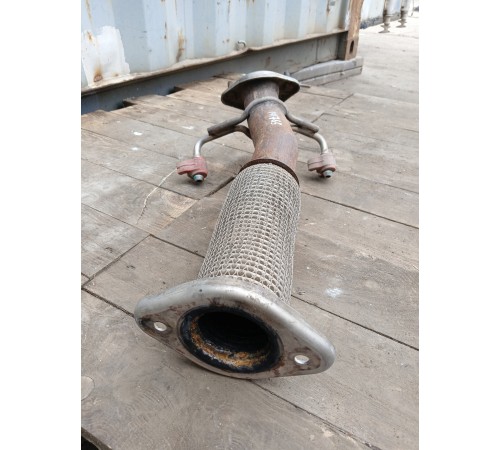 Приемная труба глушителя с гофрой