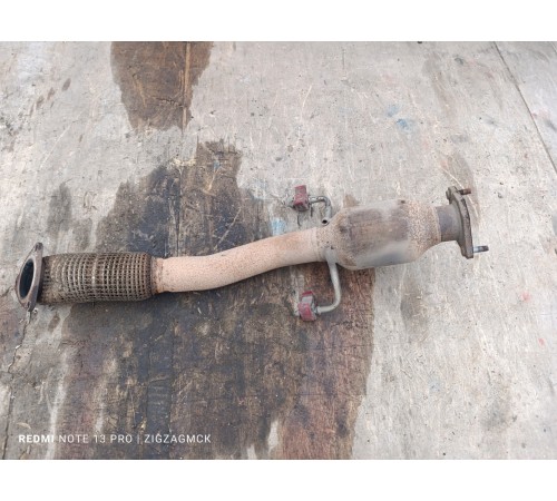 Катализатор с приемной трубой глушителя