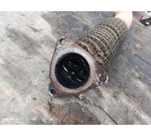 Катализатор с приемной трубой глушителя