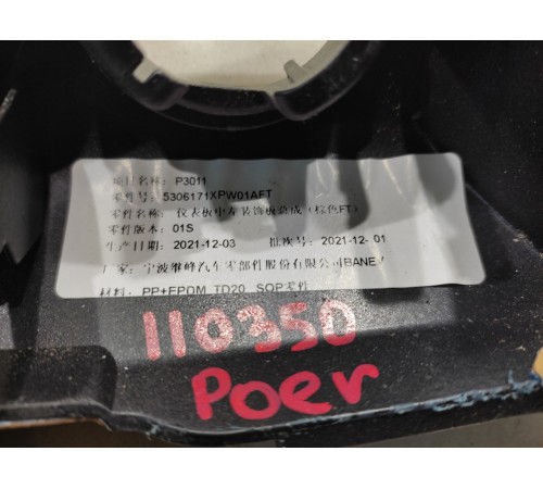 Накладка торпедо декоративная