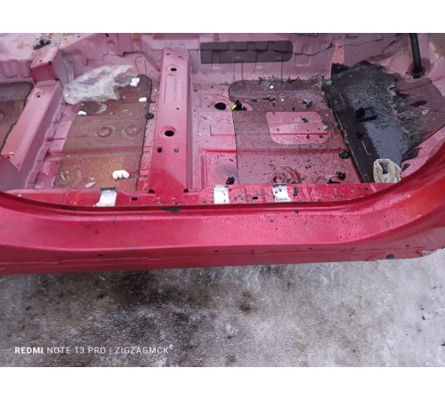 Порог со стойкой правый