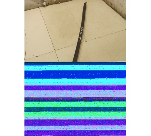 Уплотнитель стекла наружный(задний левый)