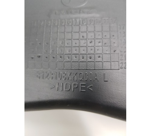 Комплект воздуховодов салона