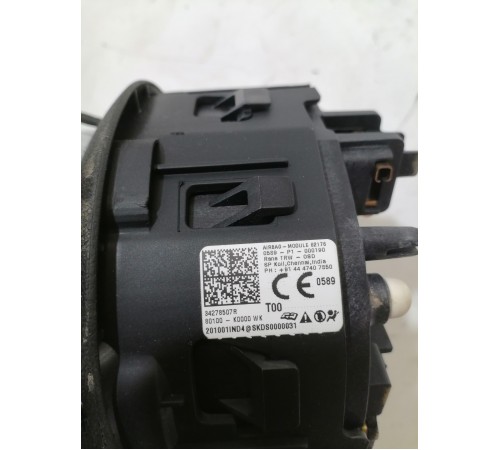 Подушка безопасности водителя, в руль