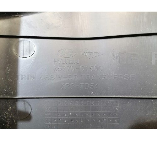 Обшивка панели багажника