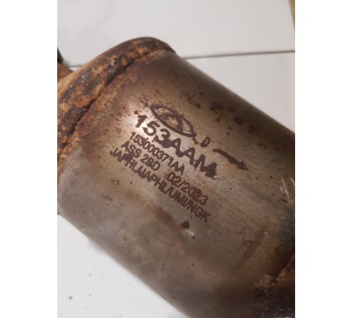 Катализатор с приемной трубой