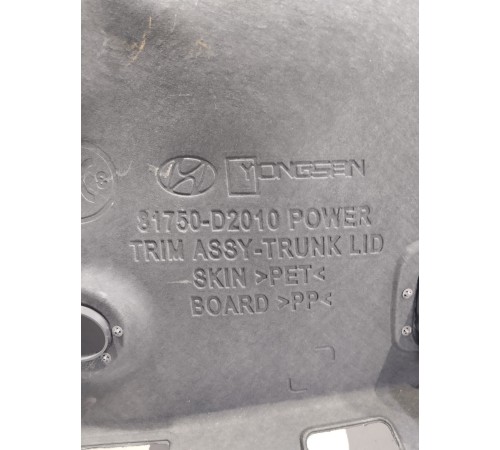 Обшивка крышки багажника