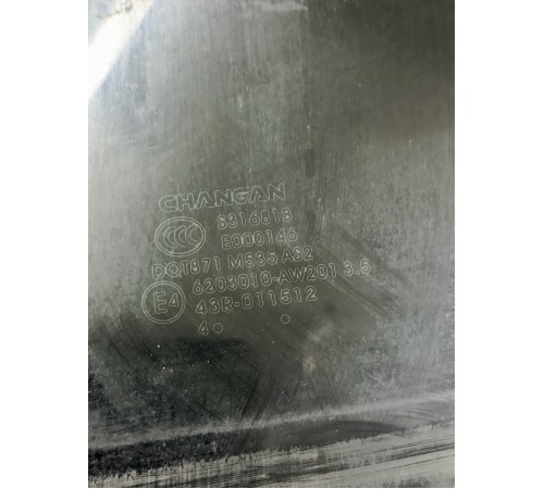 Стекло двери заднее левое