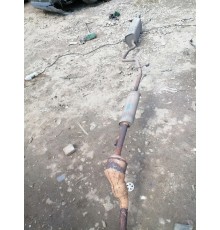 Глушитель в сборе с катализатором