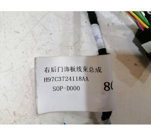 Электропроводка обшивки двери задняя правая