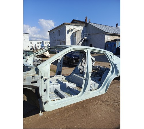 Порог со стойкой левый