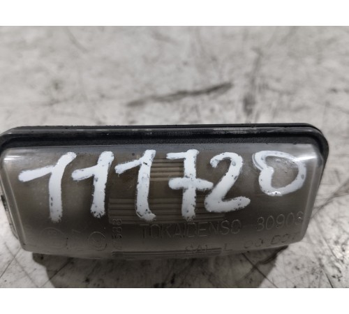 Плафон подсветки номера левый