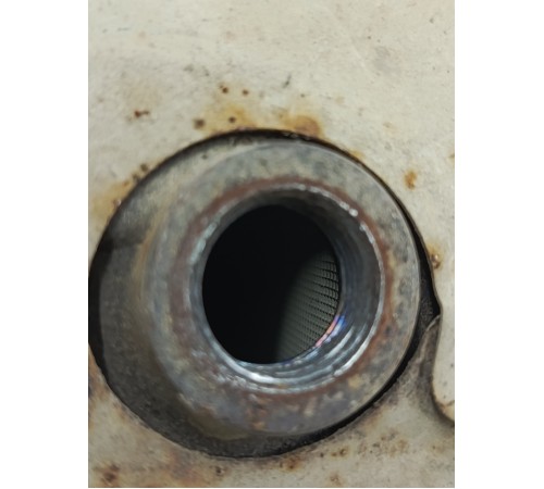 Катализатор с приемной трубой