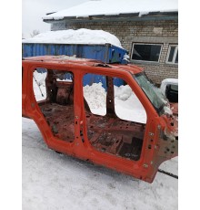 Порог со стойкой правый