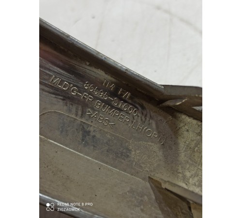 Молдинг бампера передний левый