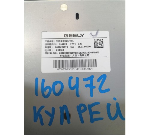 Блок управления мультимедиа