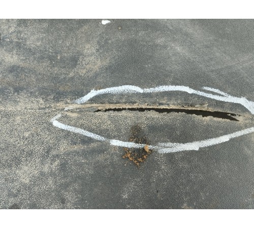 Брызговик задний левый верхний