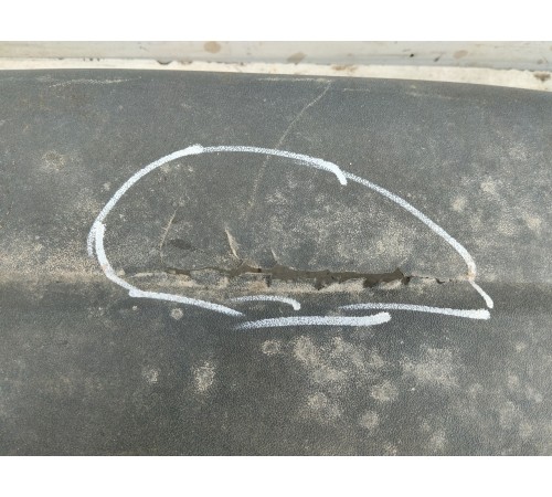 Брызговик задний левый верхний