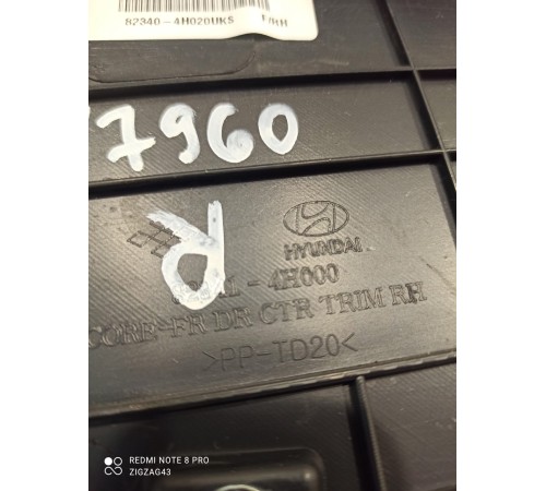 Обшивка двери (передняя, правая)