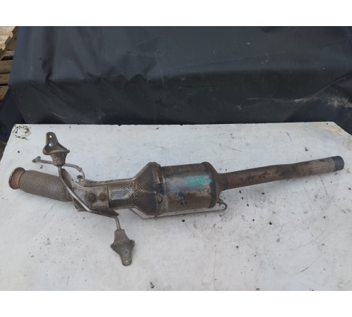 Сажевый фильтр (катализатор) с приемной трубой