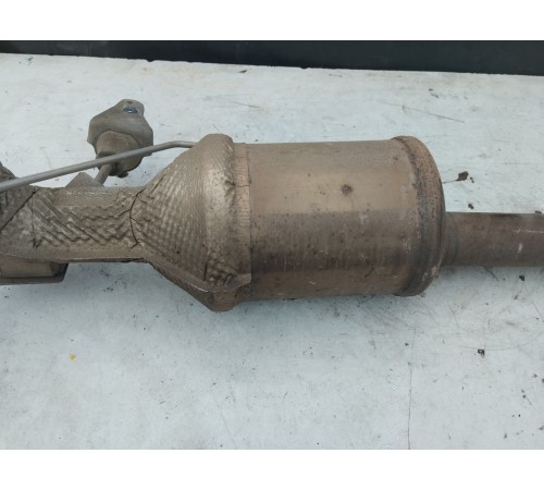 Сажевый фильтр (катализатор) с приемной трубой